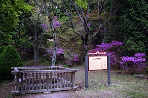 千畳敷（落合）砦跡　光秀公産湯の井戸