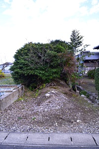 上恵土城　土塁跡