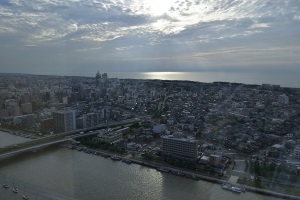 日本海を望む