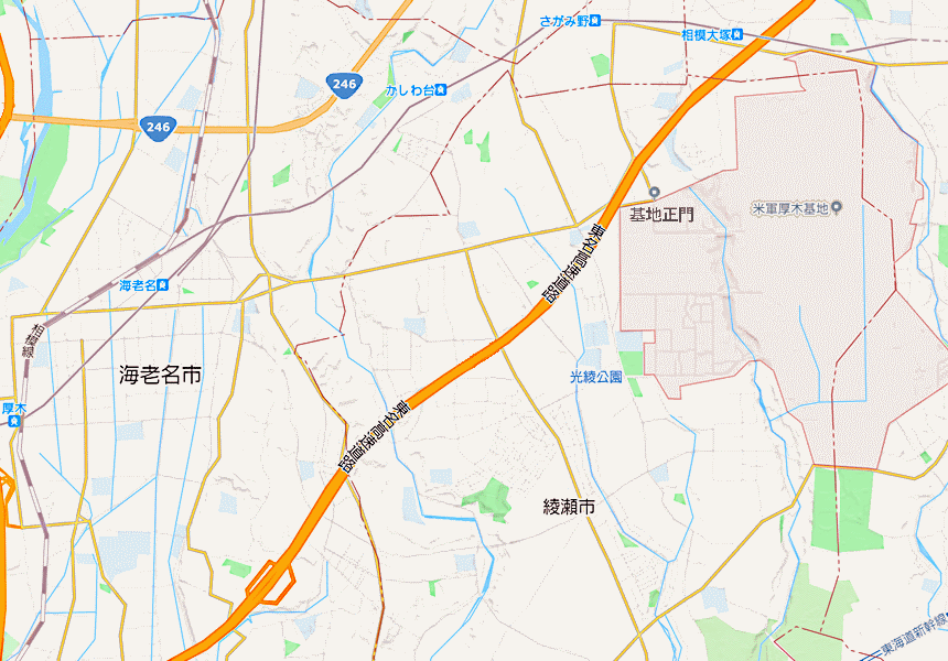 ���؊�n���Ӓn�}�@(C)BingMap